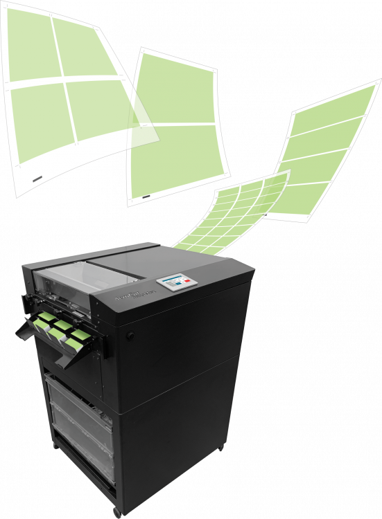 nano plus with cards in stacker and flying paper nano plus with cards in stacker and flying paper